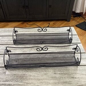 Two Shelves in Bronze/Antique Black